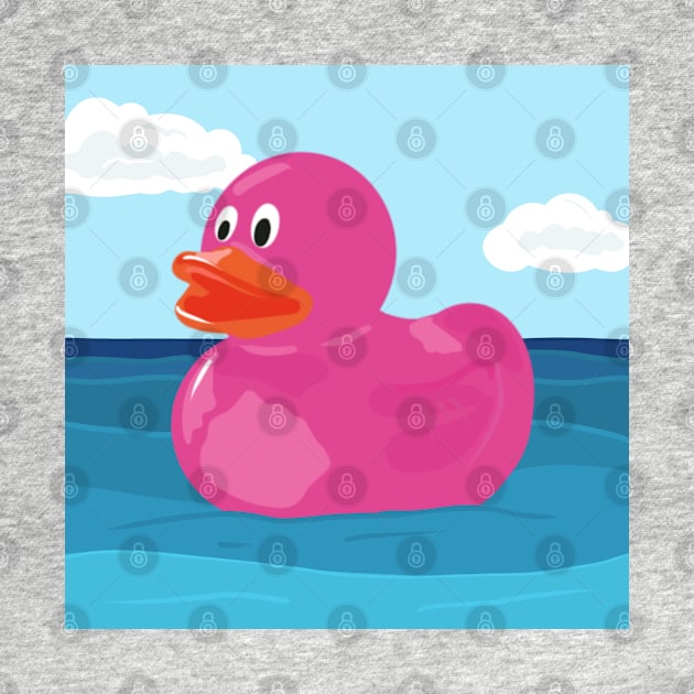 Pink Rubber Duck by NattyDesigns